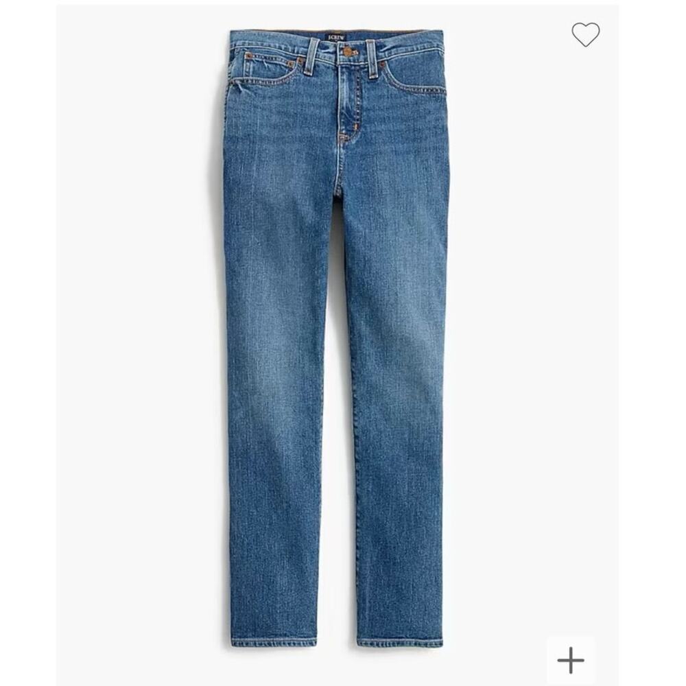 J. Crew High-Rise Classic Vintage Straight Leg Classic Jeans Medium Wash Size 32